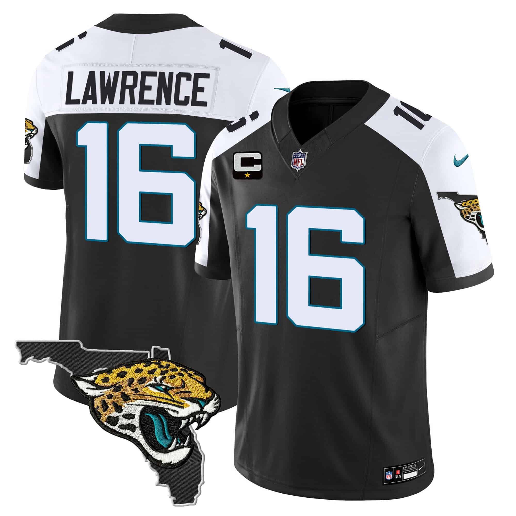 Men Jacksonville Jaguars #16 Lawrence Black 2024 Nike Florida Patch Vapor NFL Jersey->indianapolis colts->NFL Jersey